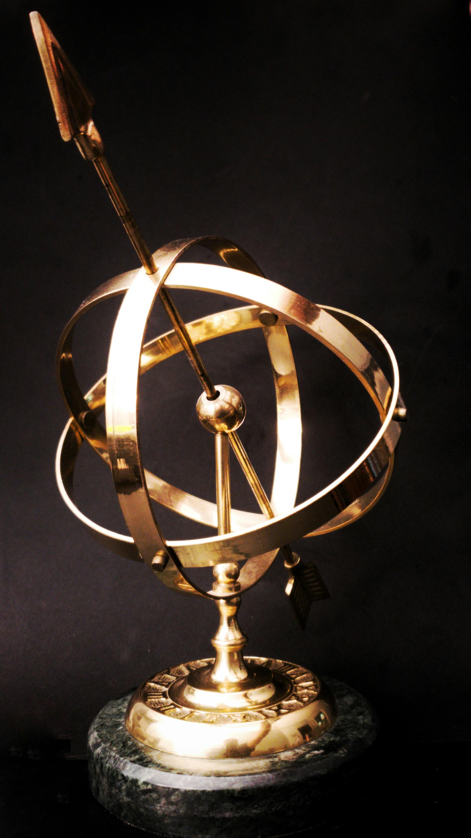 Antique Brass Armillary